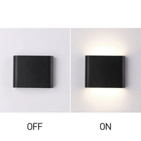 Luce moderna per la parete a doppia testa impermeabile chic.