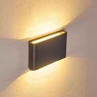 Luce moderna per la parete a doppia testa impermeabile chic.