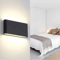 Luce moderna per la parete a doppia testa impermeabile chic.