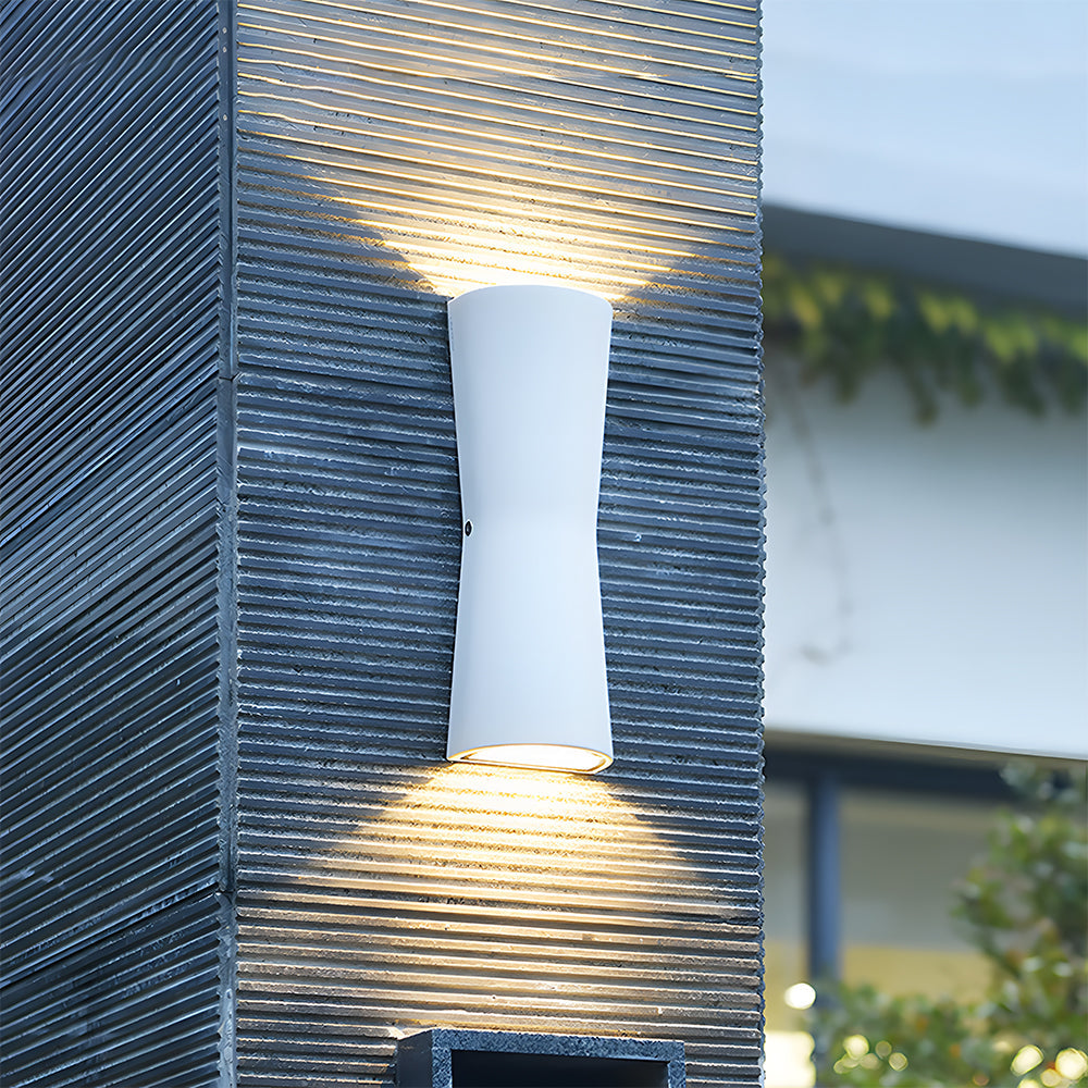 Applique murale LED moderne et étanche à double tête