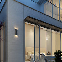 Modern Waterproof Double Head LED Wall Light