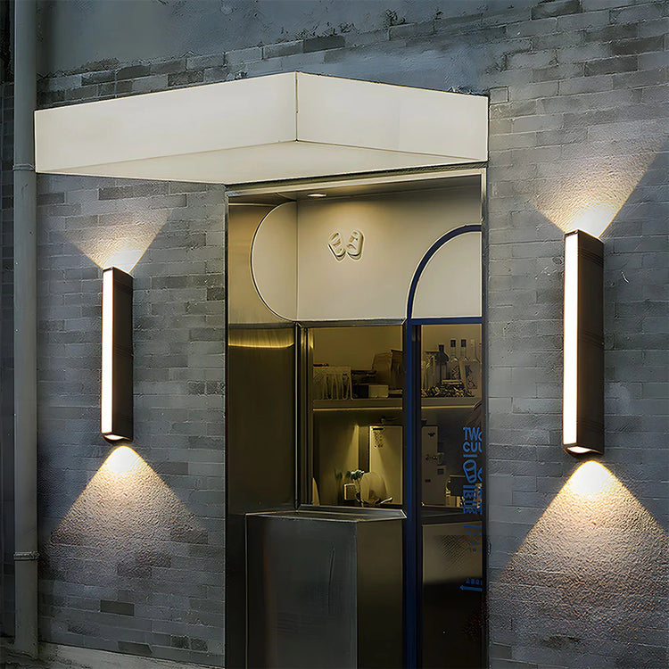 Modern Waterproof Black Outdoor LED Wall Light