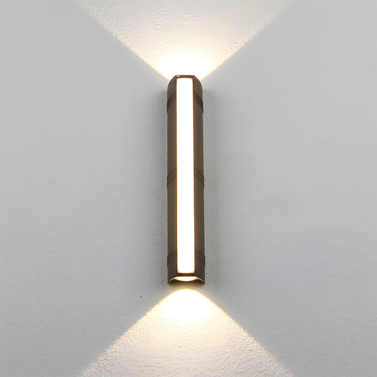 Modern Waterproof Black Outdoor LED Wall Light