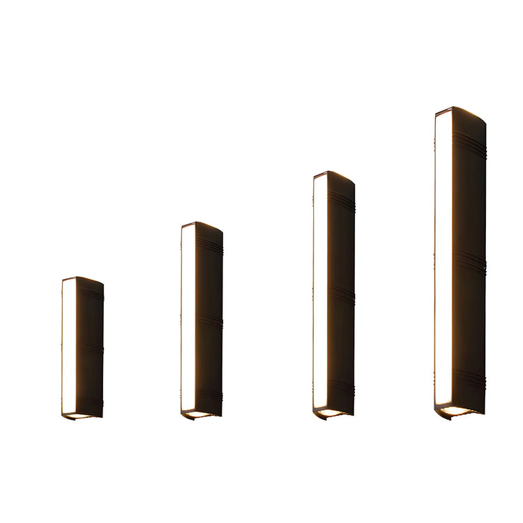 Modern Waterproof Black Outdoor LED Wall Light