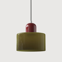 GLAREFUSIONE moderno lampadario a cilindro semplice