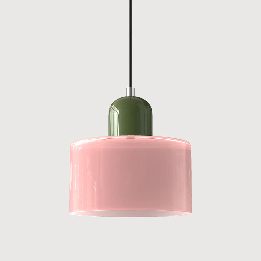 Glarefusion modern enkel cylindrig ljuskrona