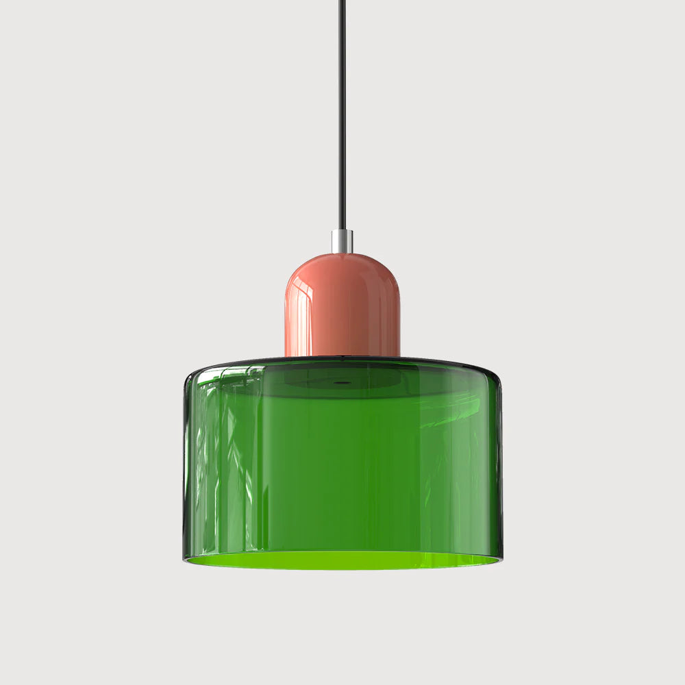 Glarefusion modern enkel cylindrig ljuskrona