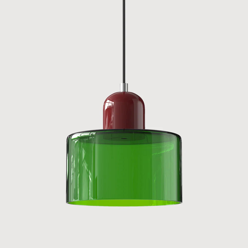 Glarefusion modern enkel cylindrig ljuskrona