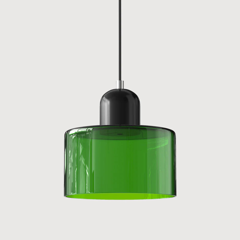 Glarefusion modern enkel cylindrig ljuskrona