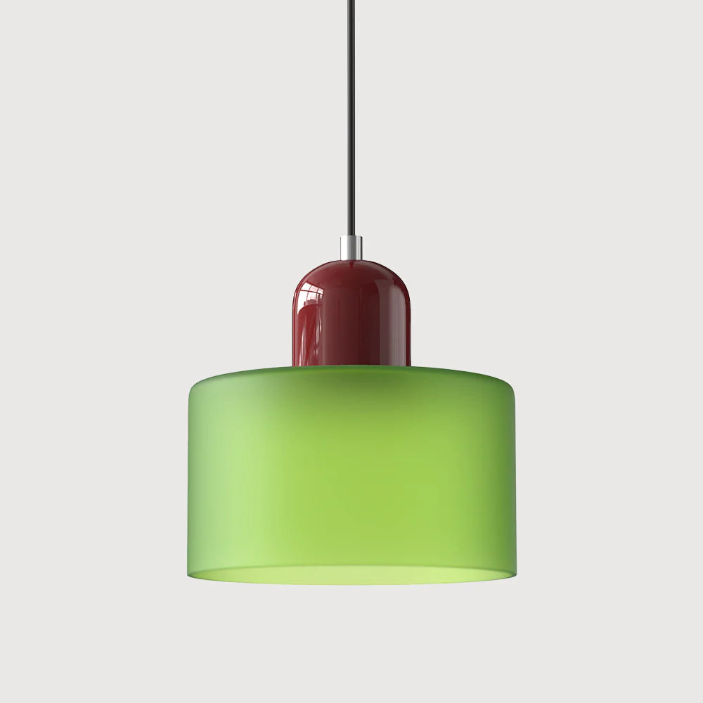 Glarefusion modern enkel cylindrig ljuskrona