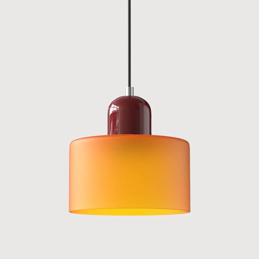 Glarefusion modern enkel cylindrig ljuskrona