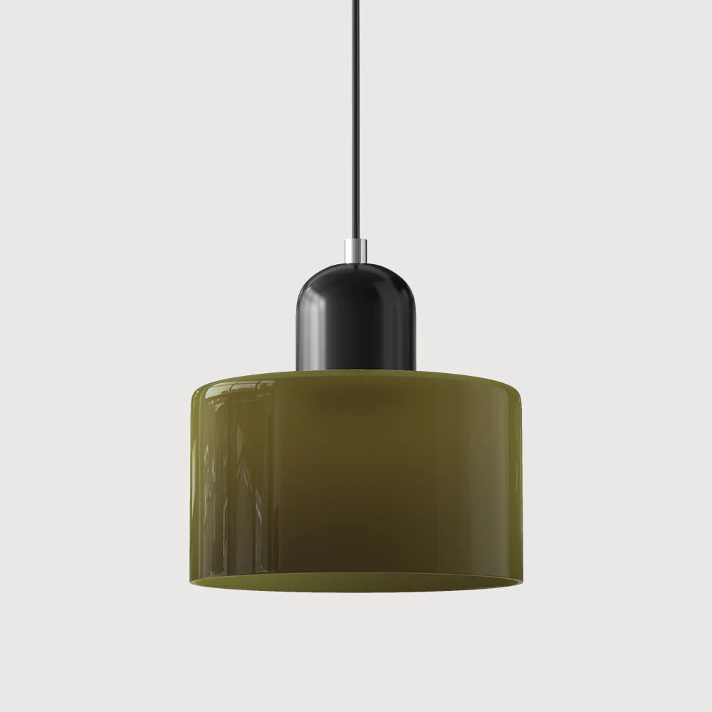 Glarefusion modern enkel cylindrig ljuskrona