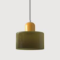 GLAREFUSIONE moderno lampadario a cilindro semplice