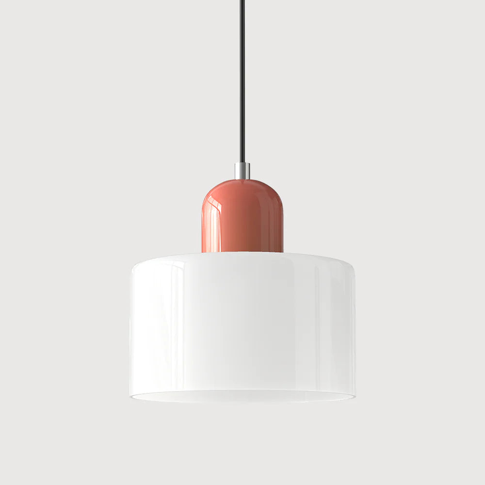 Glarefusion modern enkel cylindrig ljuskrona