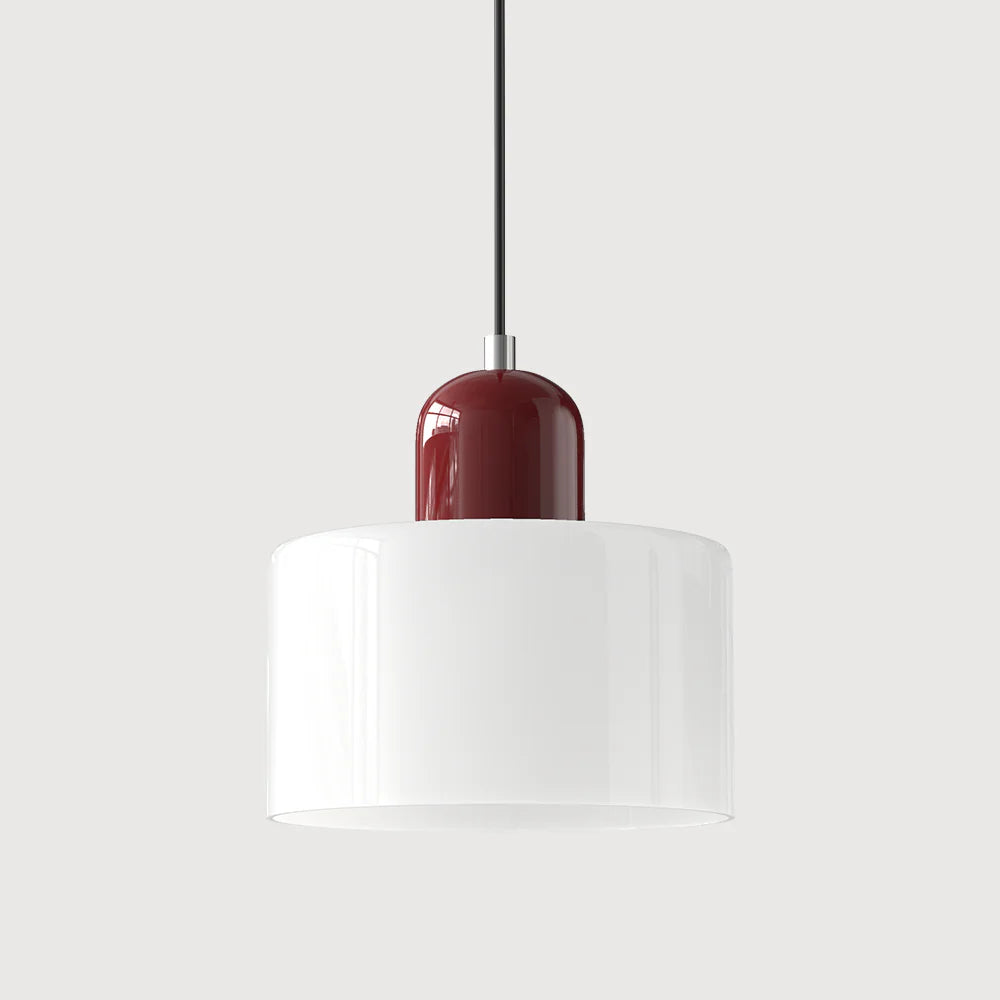 Glarefusion modern enkel cylindrig ljuskrona