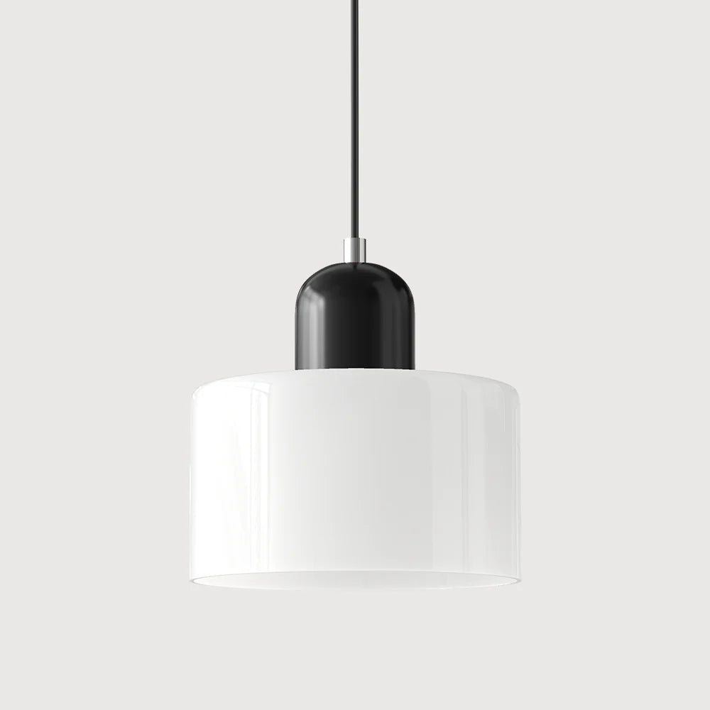 Glarefusion modern enkel cylindrig ljuskrona