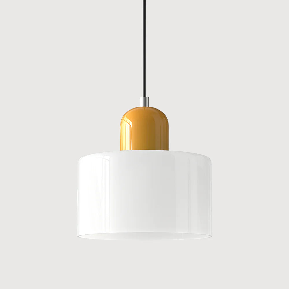 Glarefusion modern enkel cylindrig ljuskrona
