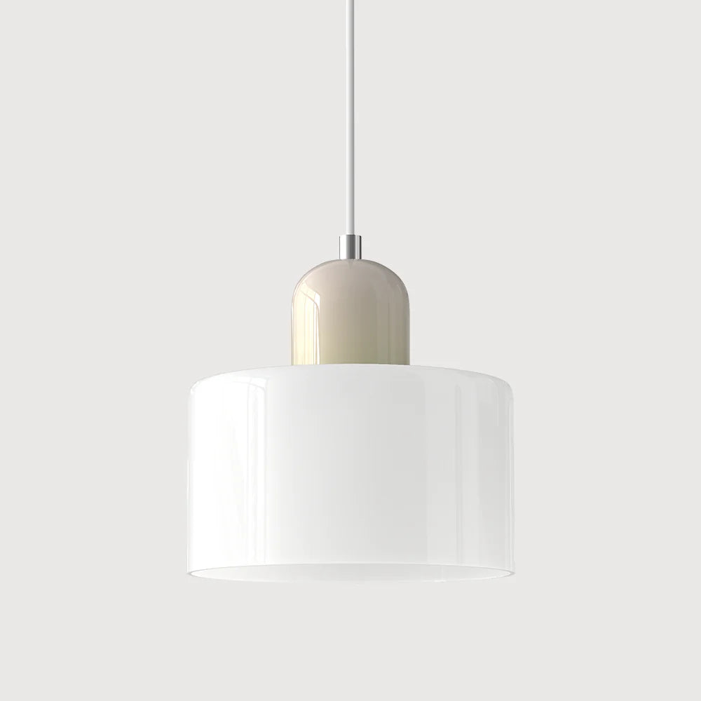 Glarefusion modern enkel cylindrig ljuskrona