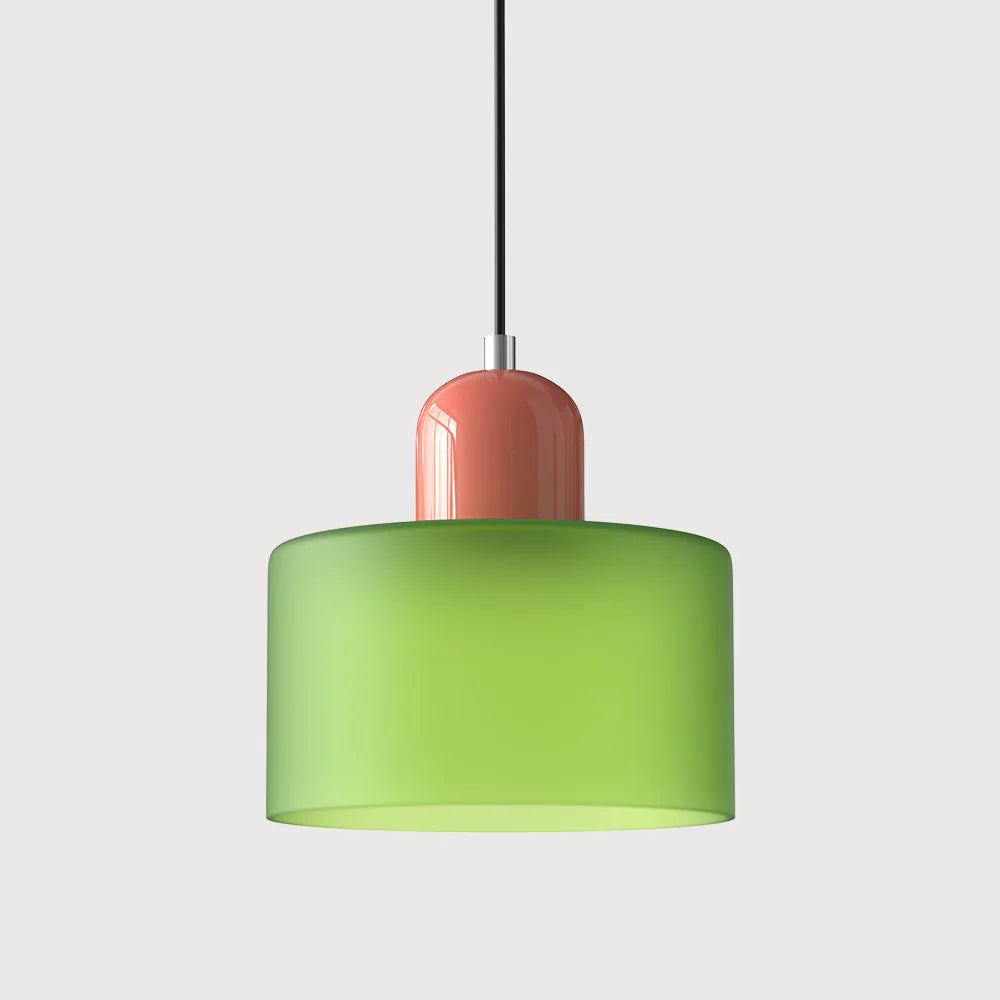 Glarefusion modern enkel cylindrig ljuskrona