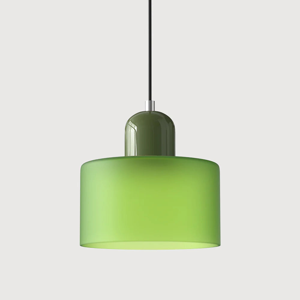 Glarefusion modern enkel cylindrig ljuskrona