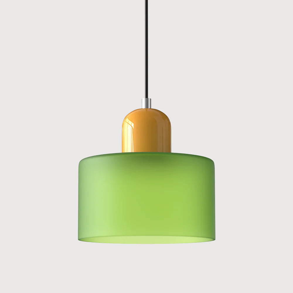 Glarefusion modern enkel cylindrig ljuskrona