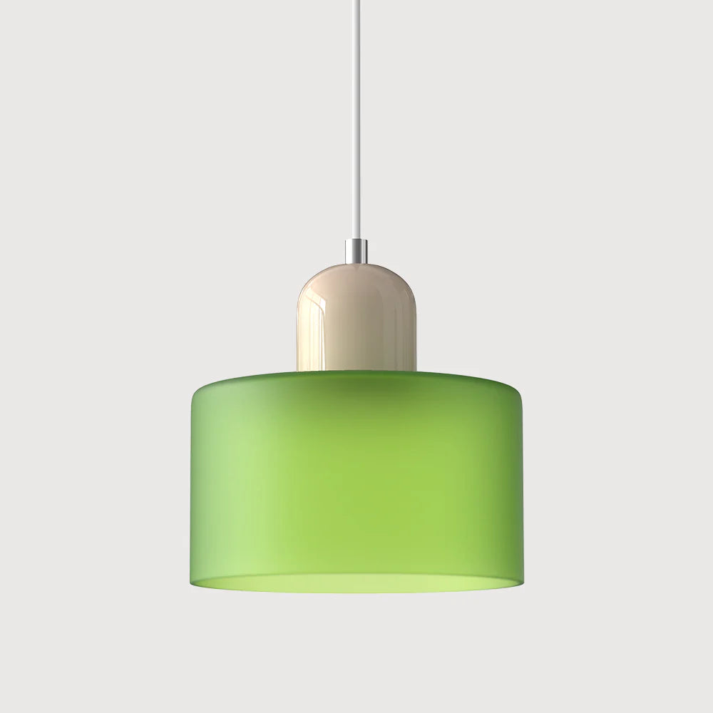Glarefusion modern enkel cylindrig ljuskrona