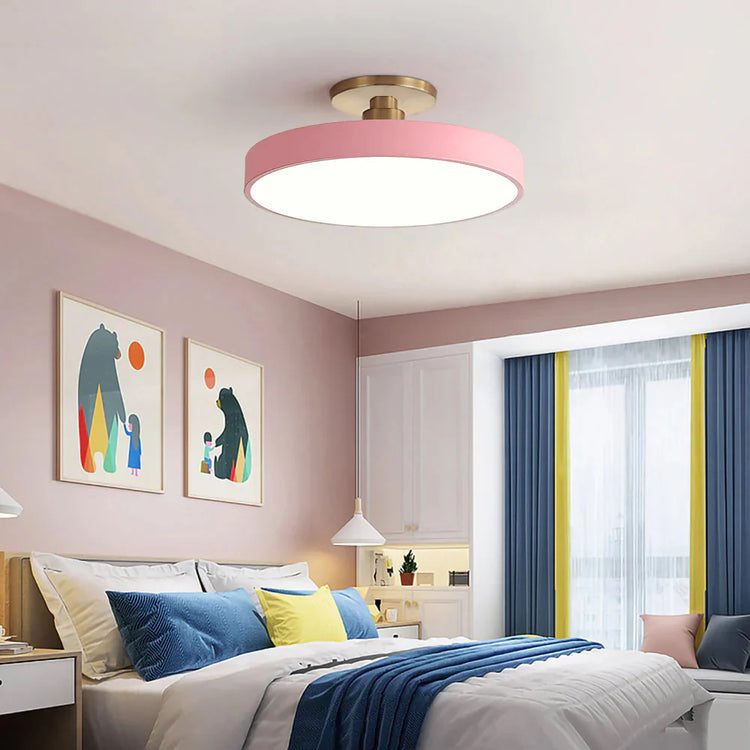 Nordic Round Flush Mount Ceiling Light