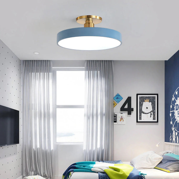 Nordic Round Flush Mount Ceiling Light