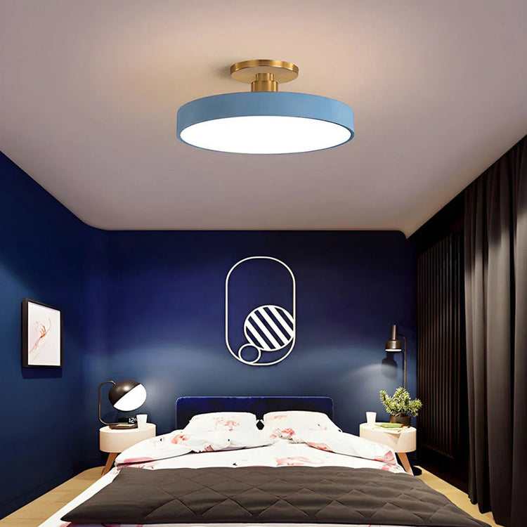 Nordic Round Flush Mount Ceiling Light
