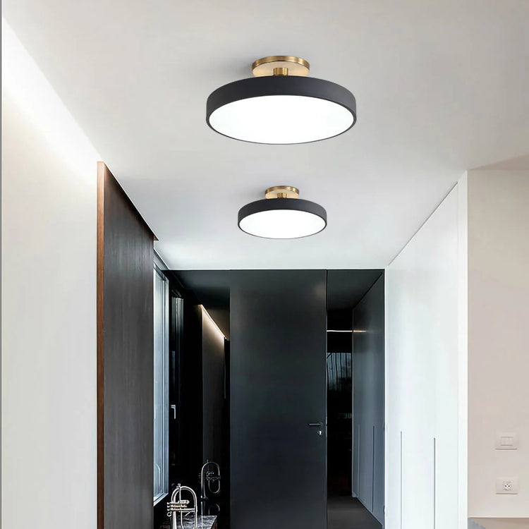 Nordic Round Flush Mount Ceiling Light