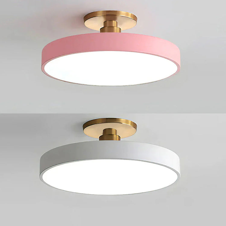 Nordic Round Flush Mount Ceiling Light