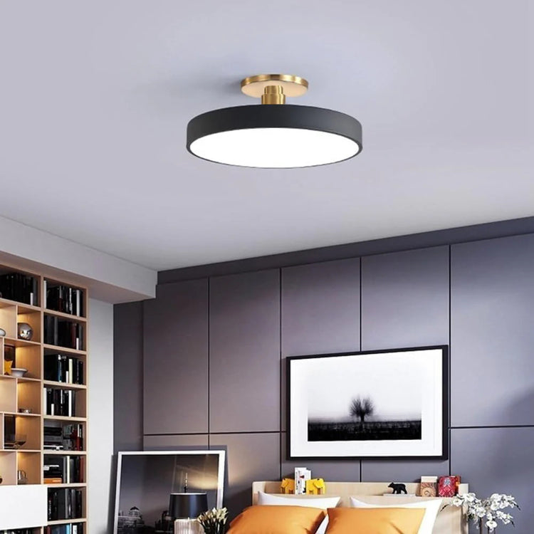 Nordic Round Flush Mount Ceiling Light