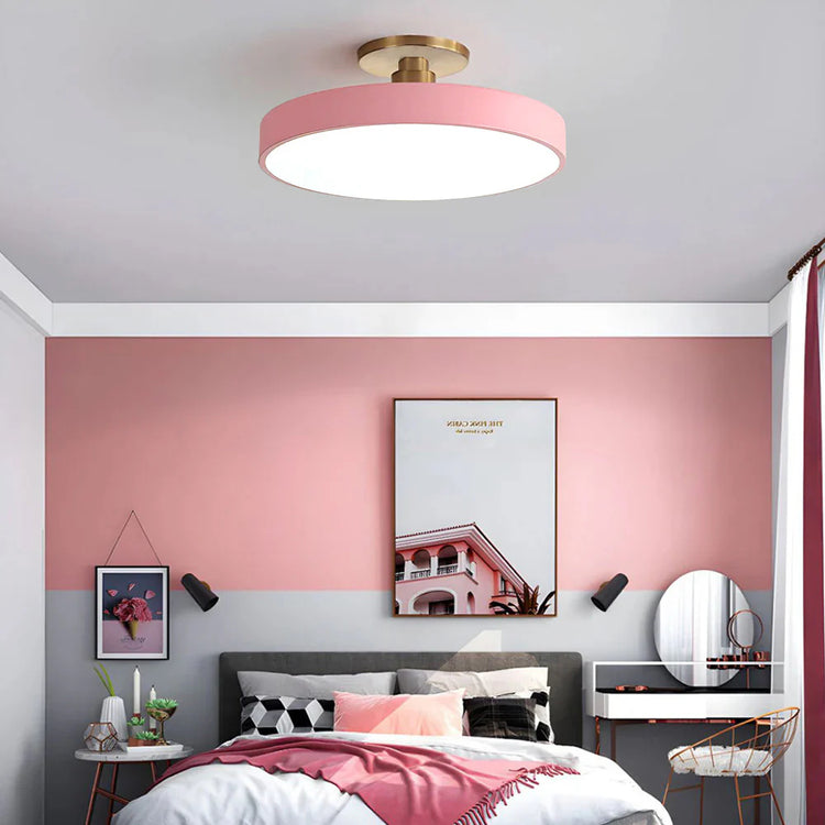 Nordic Round Flush Mount Ceiling Light