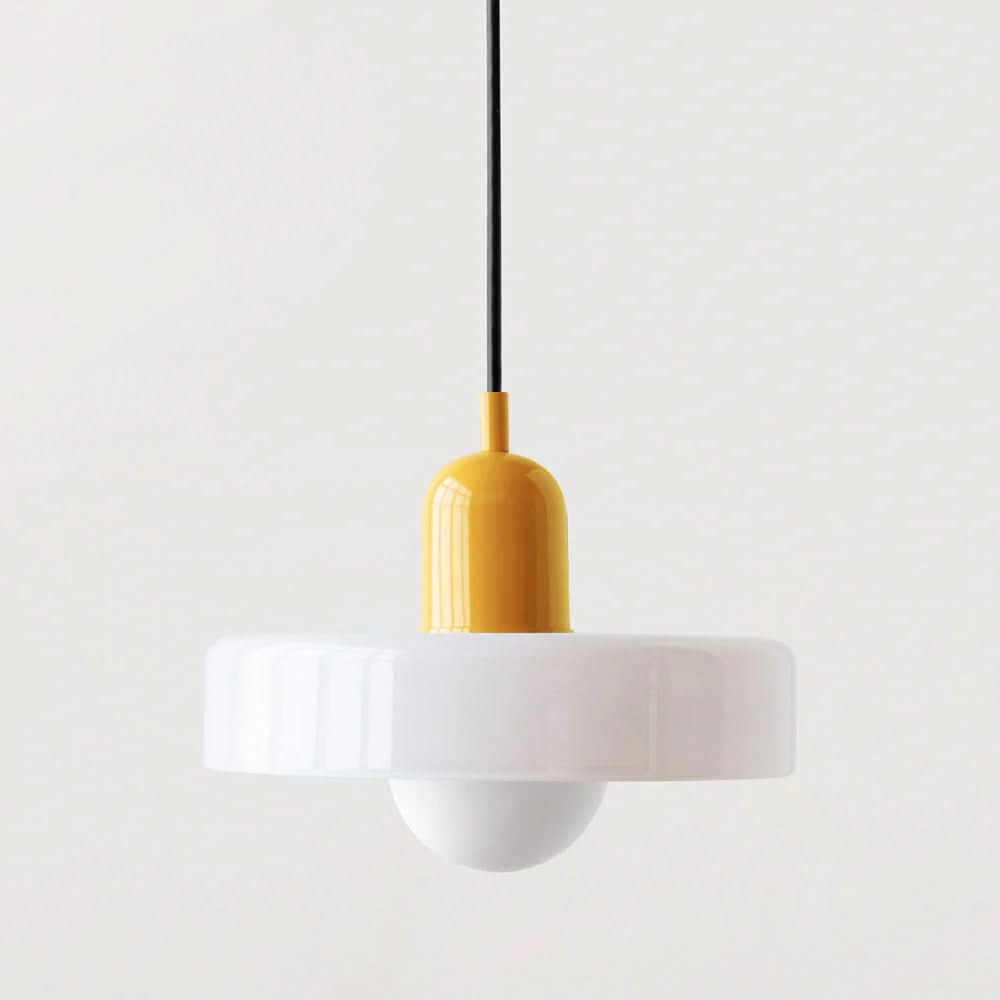 Glarefusion Moderne Bauhaus Glas LED Pendel