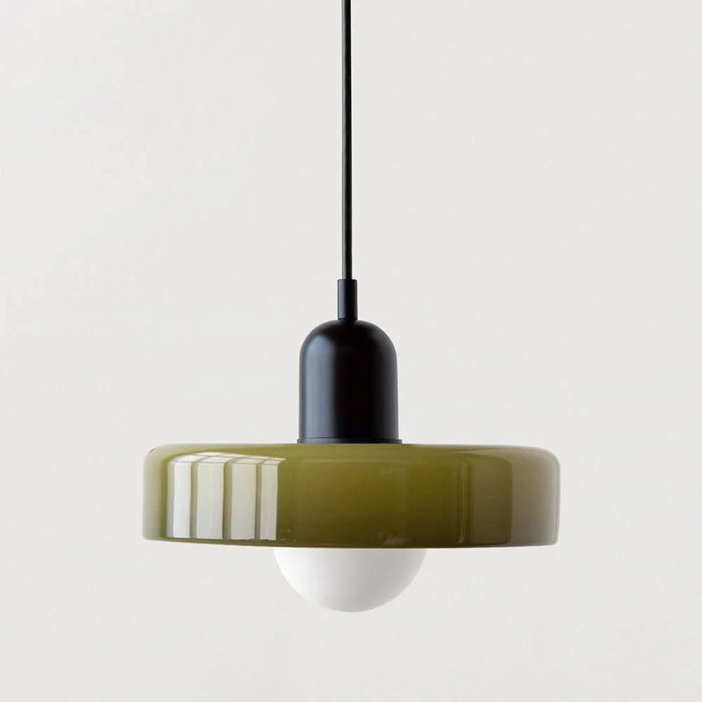 Glarefusion Moderne Bauhaus Glas LED Pendel