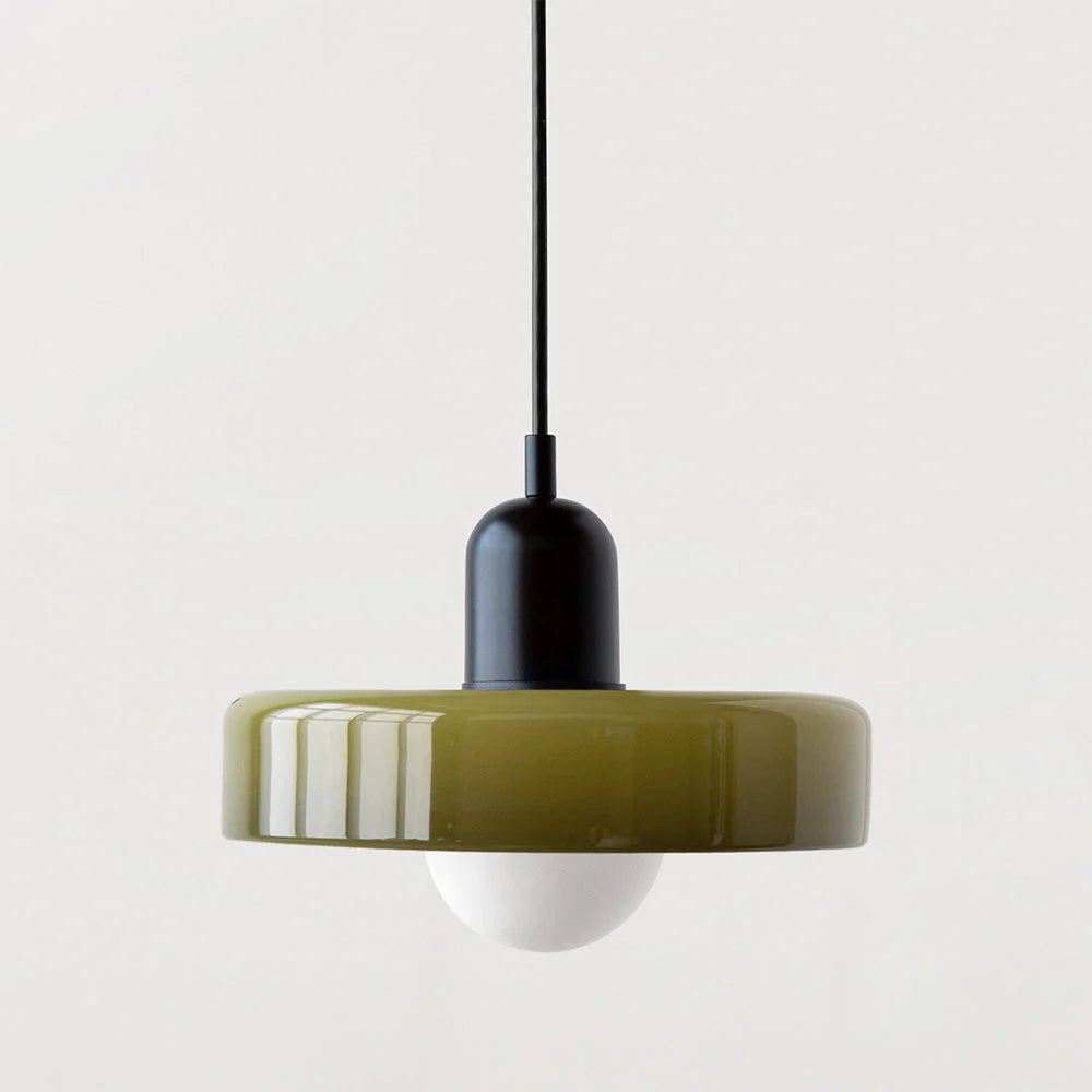 Glarefusion Modern Bauhaus Glass LED Pendant Light