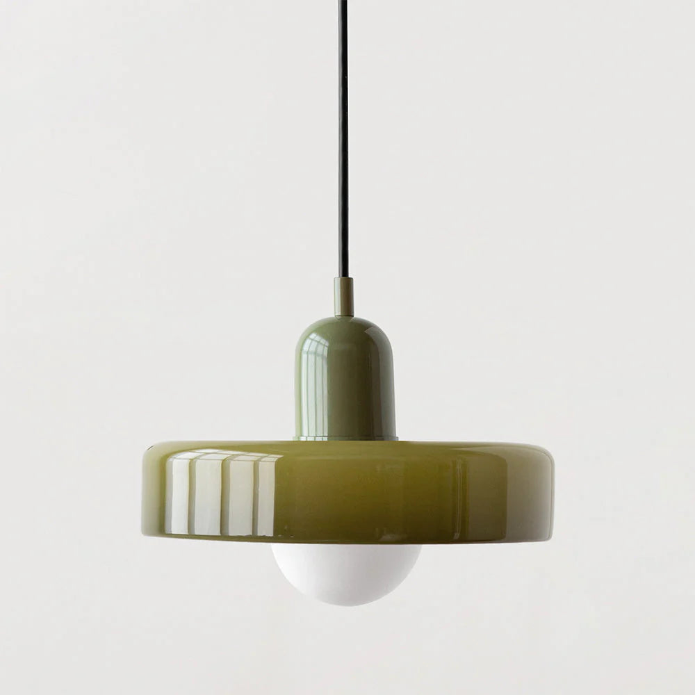 Glarefusion Modern Bauhaus Glass LED Pendant Light