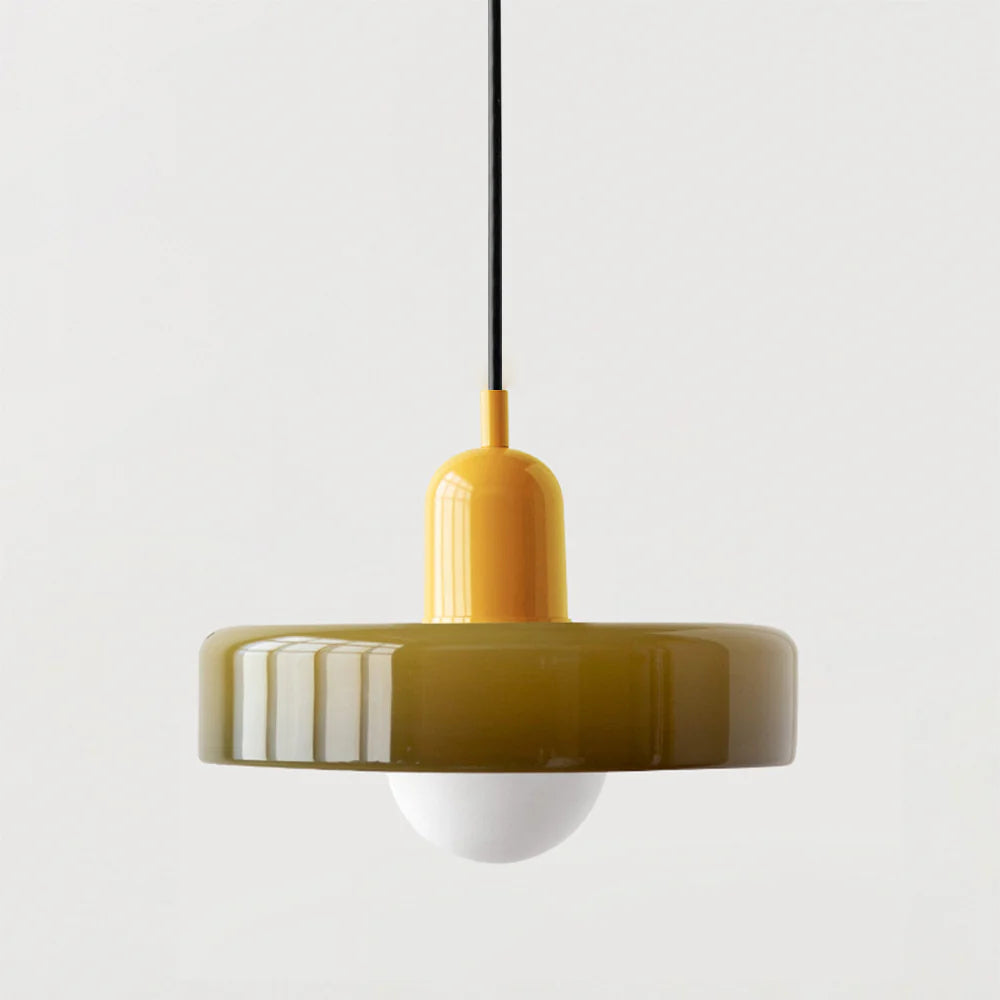 Glarefusion Modern Bauhaus Glass LED Pendant Light