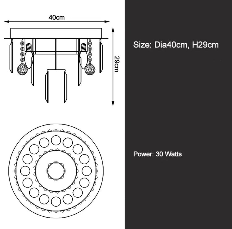 Monumento Grande Majestic Crystal Chandelier