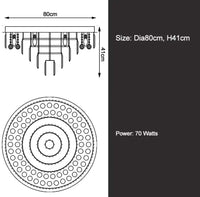 Monumento Grande Majestic Crystal Chandelier