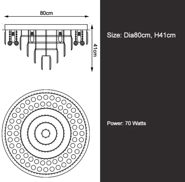 Monumento Grande Majestic Crystal Chandelier
