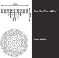 Monumento Grande Majestic Crystal Chandelier