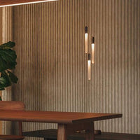Moderne lange Rohrzylindrische Suspension Anhänger Licht