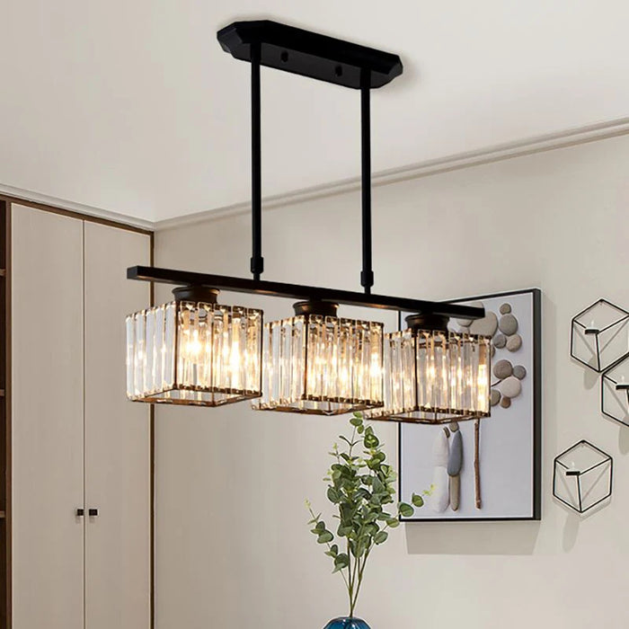 Nordic Multi-Head Glass Chandelier