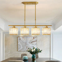 Nordic Multi-Head Glass Chandelier