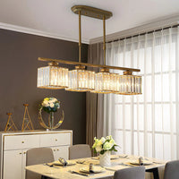 Nordic Multi-Head Glass Chandelier