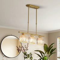 Nordic Multi-Head Glass Chandelier