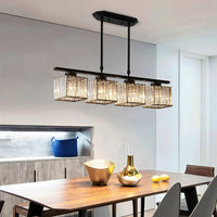 Nordic Multi-Head Glass Chandelier