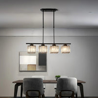 Nordic Multi-Head Glass Chandelier