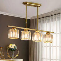 Nordic Multi-Head Glass Chandelier